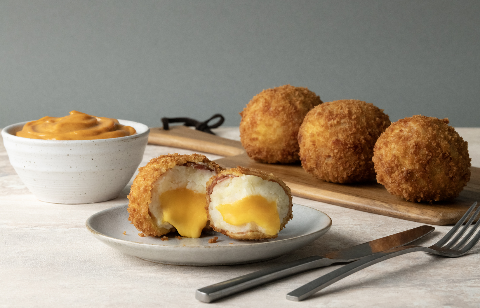 Cheddar Potato Croquettes