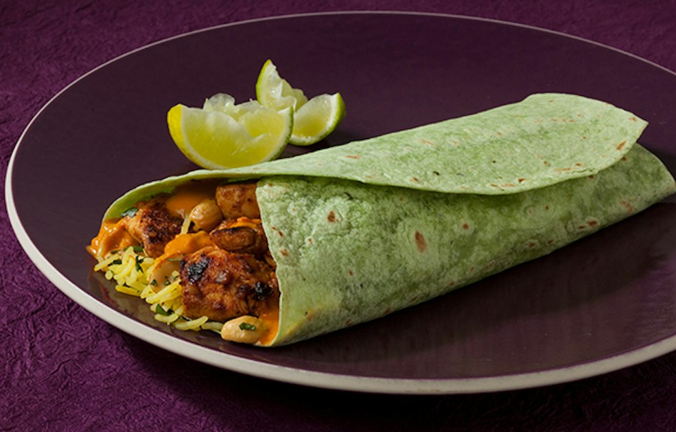 Tikka Glazed Chicken Wrap - Mission Foodservice