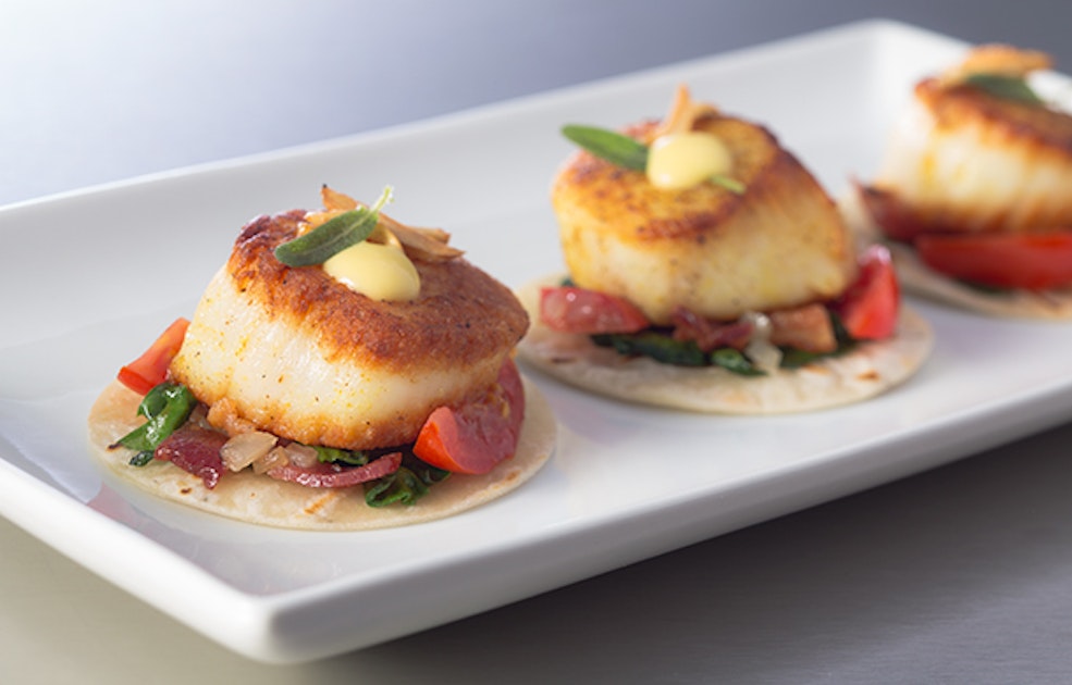 Curried Scallop Mini Tostadas - Mission Foodservice