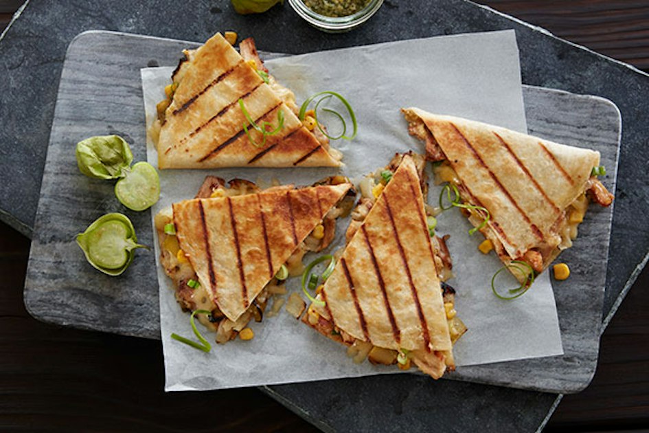 Roasted Tomatillo and Apple Quesadilla - Mission Foodservice