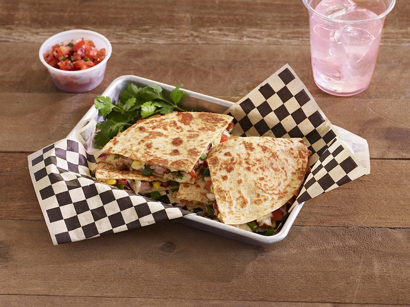 Three Chile Seasoned Pork Chop Quesadilla - Mission Foodservice