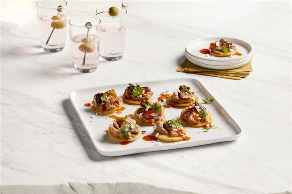 Pork Belly Chicharron Party Sopes - Mission Foodservice