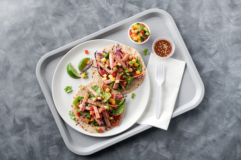 Orange-Sesame Ham & Pineapple Tacos - Mission Foodservice