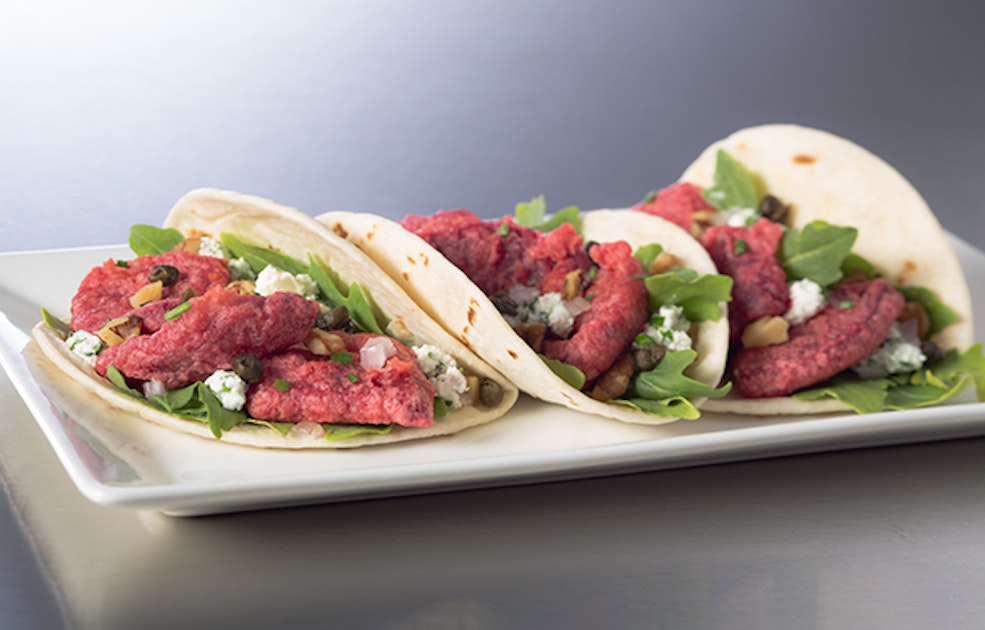 Fried Beet and Goat Cheese Mini Tacos - Mission Foodservice