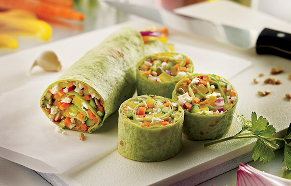 Mediterranean Veggie Pinwheels - Mission Foodservice