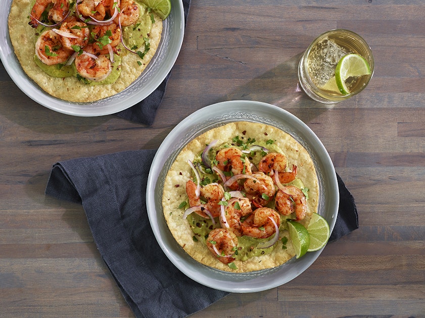 Vadouvan Curry Shrimp Tostada - Mission Foodservice