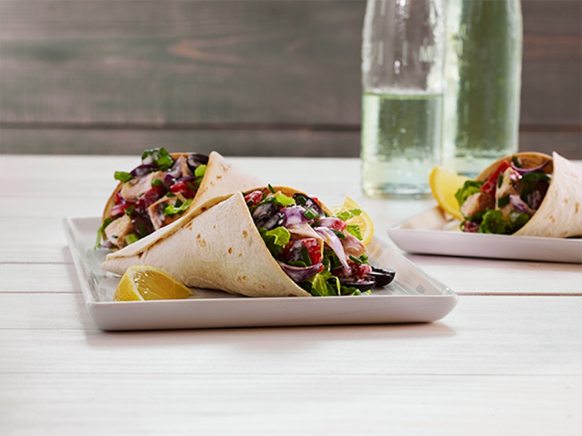 Greek Smoked Chicken Salad Cones - Mission Foodservice