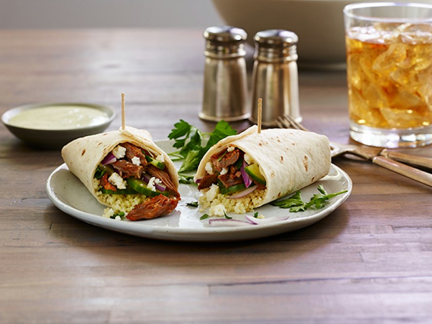 Halaby Pepper Roasted Lamb Burrito with Couscous - Mission Foodservice