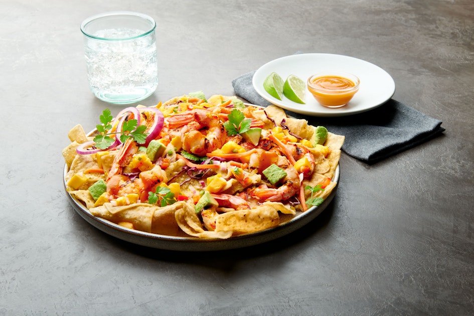 Spicy Mango Habanero Shrimp Chilaquiles - Mission Foodservice