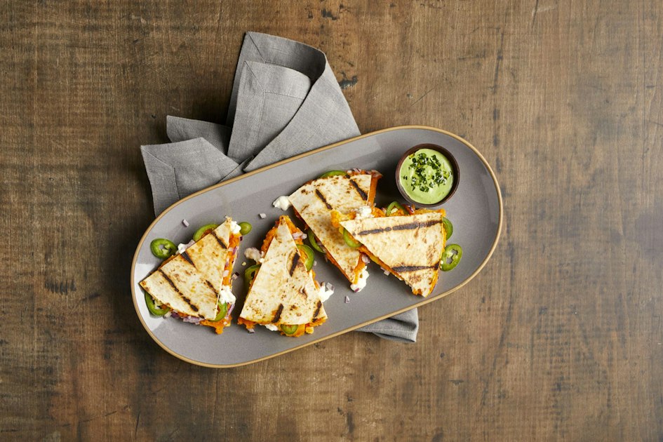 Jalapeno-Pumpkin-Stracciatella Quesadilla - Mission Foodservice