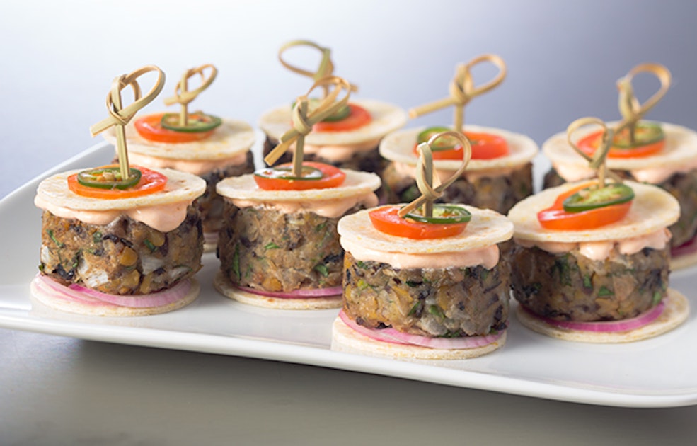 Mini Black Bean Falafel Tortas - Mission Foodservice