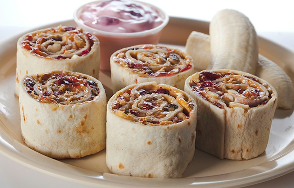 PB, Fruit &amp; Nut Pinwheels - Mission Foodservice