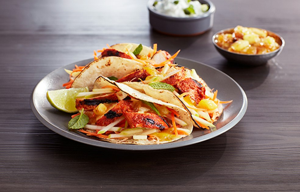 Chile & Herb Tandoori Tacos - Mission Foodservice
