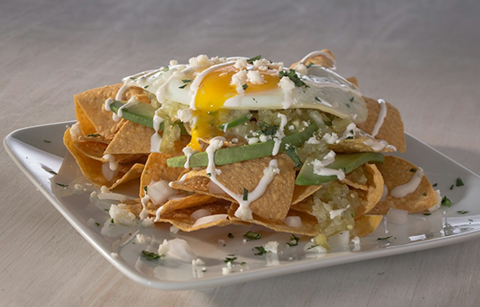 Chilaquiles Verdes with Fried Eggs - Mission Foodservice