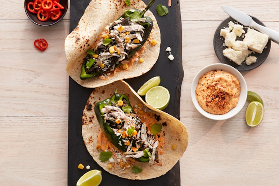 Stuffed Poblano Chicken Taco - Mission Foodservice